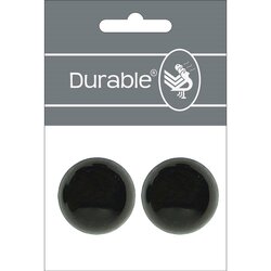 Durable Veiligheidsogen 30mm &agrave; 2 stuks per kaart- kleur Bruin