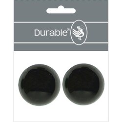 Durable Veiligheidsogen 40mm &agrave; 2 stuks per kaart - kleur zwart