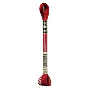 DMC 317W Moulin&eacute; metalisse borduurgaren 6 draads 8 meter - Kleur E321