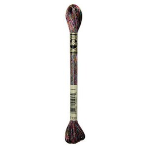 DMC 317W Moulin&eacute; metalisse borduurgaren 6 draads 8 meter - Kleur E130
