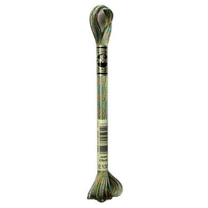 DMC 317W Moulin&eacute; metalisse borduurgaren 6 draads 8 meter - Kleur E135