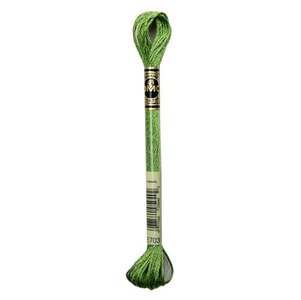 DMC 317W Moulin&eacute; metalisse borduurgaren 6 draads 8 meter - Kleur E703
