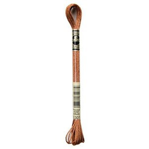 DMC 317W Moulin&eacute; metalisse borduurgaren 6 draads 8 meter - Kleur E301