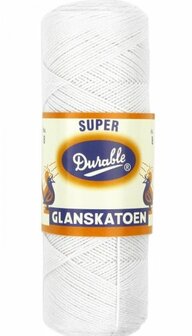 Glanskatoen 8 009 Wit