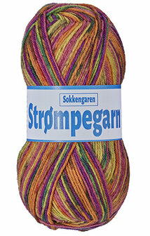 Str&oslash;mpegarn 08 Geel/Roze/Bruin 