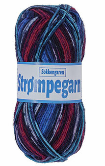 Str&oslash;mpegarn 22 Blauw/Bordeaux 