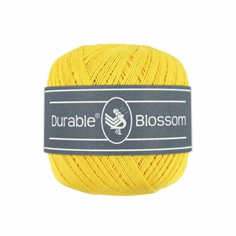 Durable  Blossom brei- en haakgaren -  Bright Yellow  50 gram - 280 meter 100% katoen