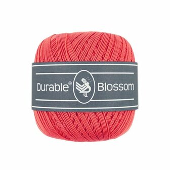 Durable  Blossom brei- en haakgaren -  Coral  50 gram - 280 meter 100% katoen