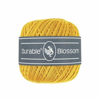 Durable  Blossom brei- en haakgaren -  Curry  50 gram - 280 meter 100% katoen