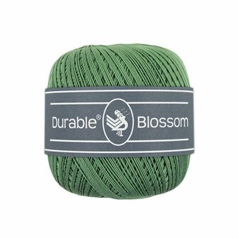 Durable  Blossom brei- en haakgaren -  Leaf Green  50 gram - 280 meter 100% katoen