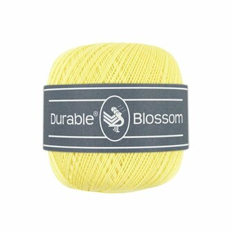 Durable  Blossom brei- en haakgaren -  Light Yellow  50 gram - 280 meter 100% katoen