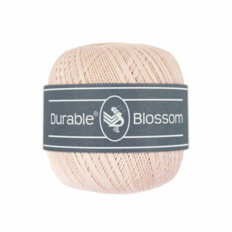 Durable  Blossom brei- en haakgaren -  Pale Peach 50 gram - 280 meter 100% katoen