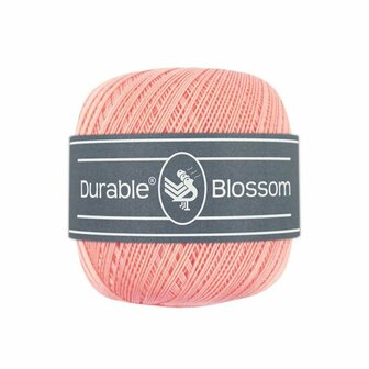 Durable  Blossom brei- en haakgaren -  Peach  50 gram - 280 meter 100% katoen