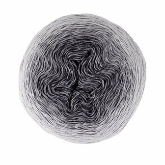 Durable Colour Cake 6012 Liquorice Layer Cake brei- en haakgaren 250 gram 1000 meter katoen/acryl
