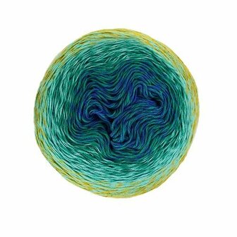 Durable Colour Cake 6014 Upsidedown Pineapple brei- en haakgaren 250 gram 1000 meter katoen/acryl