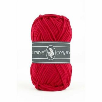 Durable Cosy Fine  317 Deep Red