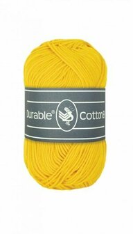 Durable Cotton 8 2180 Bright Yellow brei- en haakgaren 50 gram 150 meter