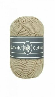 Durable Cotton 8 2213 Bone brei- en haakgaren 50 gram 150 meter