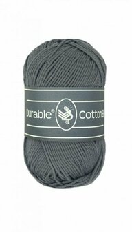 Durable Cotton 8 2235 Ash brei- en haakgaren 50 gram 150 meter