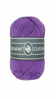 Durable Cotton 8 270 Purple brei- en haakgaren 50 gram 150 meter