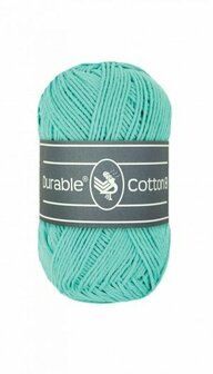 Durable Cotton 8 337 Light Aqua brei- en haakgaren 50 gram 150 meter