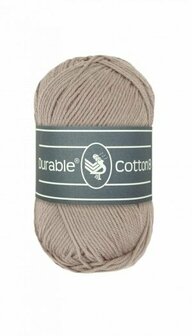 Durable Cotton 8 340 Taupe brei- en haakgaren 50 gram 150 meter -