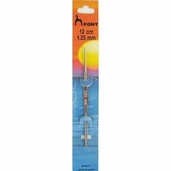 Pony  Haaknaald 1.25mm lengte 12cm