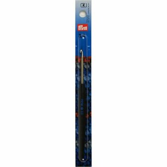 Prym  Haaknaald 3mm met antracietkleurige softgrip 15cm,