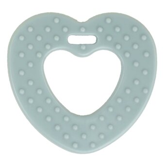 Bijtring Hart met noppen 257