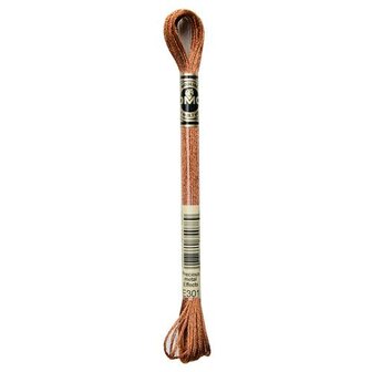DMC 317W Moulin&eacute; metalisse borduurgaren 6 draads 8 meter - Kleur E301