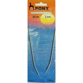 Pony  Rondbreinaald 2mm  lengte 40 cm 