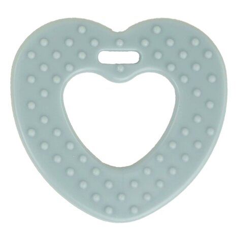 Bijtring Hart met noppen 257