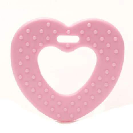 Bijtring Hart met noppen 749