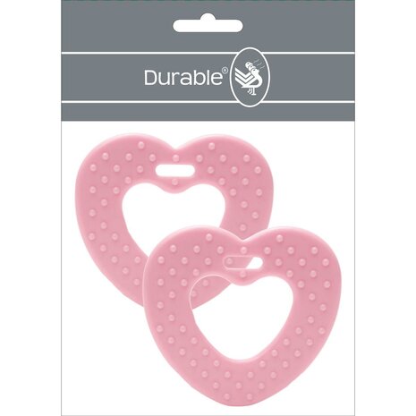 Bijtring Hart met noppen 749