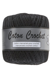 Coton Crochet 10 001 Zwart
