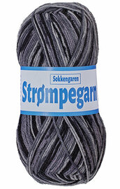 Strømpegarn 05 Zwart/Grijs